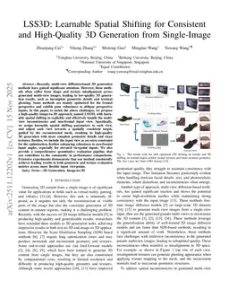 LSS3D: Learnable Spatial Shifting for Consistent and High-Quality 3D Generation from Single-Image
