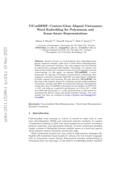 ViConBERT: Context-Gloss Aligned Vietnamese Word Embedding for Polysemous and Sense-Aware Representations