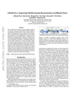 LiDAR-GS++:Improving LiDAR Gaussian Reconstruction via Diffusion Priors