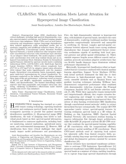 CLAReSNet: When Convolution Meets Latent Attention for Hyperspectral Image Classification