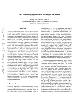 Fast Reasoning Segmentation for Images and Videos