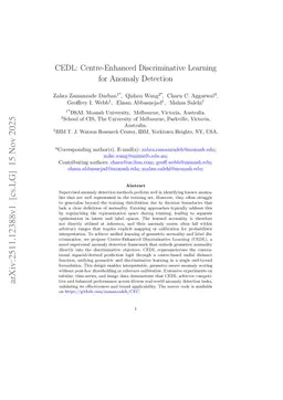 CEDL: Centre-Enhanced Discriminative Learning for Anomaly Detection
