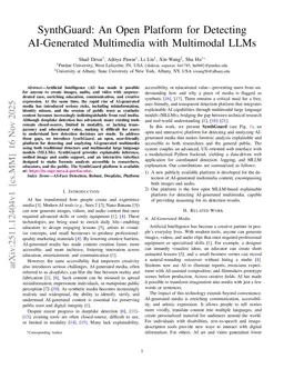 SynthGuard: An Open Platform for Detecting AI-Generated Multimedia with Multimodal LLMs