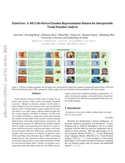 EmoVerse: A MLLMs-Driven Emotion Representation Dataset for Interpretable Visual Emotion Analysis