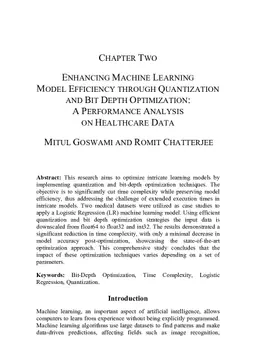 Enhancing Machine Learning Model Efficiency through Quantization and Bit Depth Optimization: A Performance Analysis on Healthcare Data
