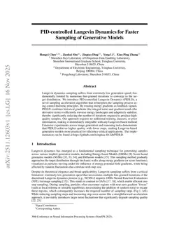 PID-controlled Langevin Dynamics for Faster Sampling of Generative Models