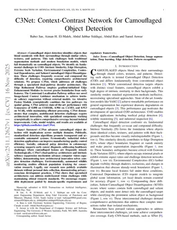 C3Net: Context-Contrast Network for Camouflaged Object Detection