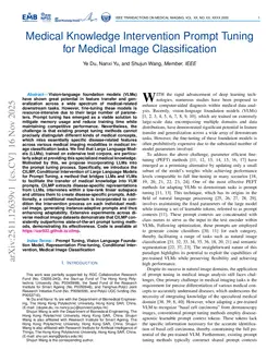 Medical Knowledge Intervention Prompt Tuning for Medical Image Classification