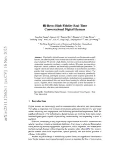 Hi-Reco: High-Fidelity Real-Time Conversational Digital Humans