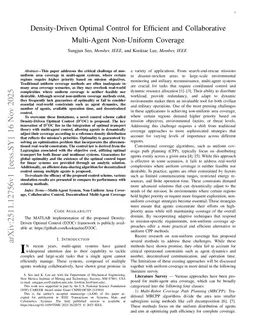 Density-Driven Optimal Control for Non-Uniform Area Coverage in Decentralized Multi-Agent Systems Using Optimal Transport