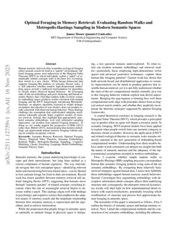 Optimal Foraging in Memory Retrieval: Evaluating Random Walks and Metropolis-Hastings Sampling in Modern Semantic Spaces