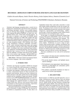 RoCoISLR: A Romanian Corpus for Isolated Sign Language Recognition
