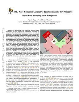 DR. Nav: Semantic-Geometric Representations for Proactive Dead-End Recovery and Navigation