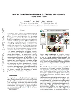 ActiveGrasp: Information-Guided Active Grasping with Calibrated Energy-based Model