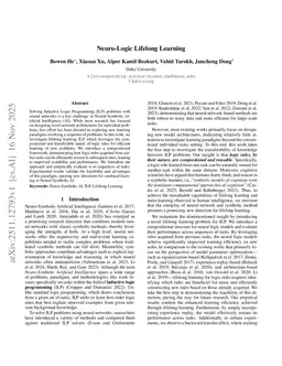 Neuro-Logic Lifelong Learning