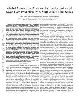 Global Cross-Time Attention Fusion for Enhanced Solar Flare Prediction from Multivariate Time Series