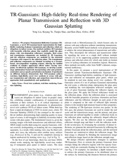 TR-Gaussians: High-fidelity Real-time Rendering of Planar Transmission and Reflection with 3D Gaussian Splatting