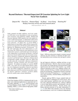 Beyond Darkness: Thermal-Supervised 3D Gaussian Splatting for Low-Light Novel View Synthesis