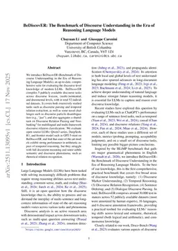 BeDiscovER: The Benchmark of Discourse Understanding in the Era of Reasoning Language Models