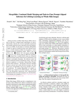 MergeSlide: Continual Model Merging and Task-to-Class Prompt-Aligned Inference for Lifelong Learning on Whole Slide Images