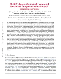 MedGEN-Bench: Contextually entangled benchmark for open-ended multimodal medical generation