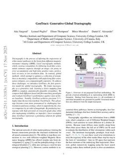 GenTract: Generative Global Tractography