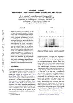Seeing isn't Hearing: Benchmarking Vision Language Models at Interpreting Spectrograms