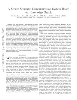 A Secure Semantic Communication System Based on Knowledge Graph