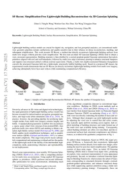 SF-Recon: Simplification-Free Lightweight Building Reconstruction via 3D Gaussian Splatting