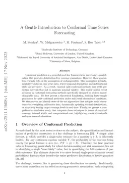 A Gentle Introduction to Conformal Time Series Forecasting