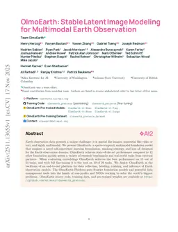 OlmoEarth: Stable Latent Image Modeling for Multimodal Earth Observation