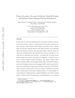 Protein Secondary Structure Prediction Using 3D Graphs and Relation-Aware Message Passing Transformers