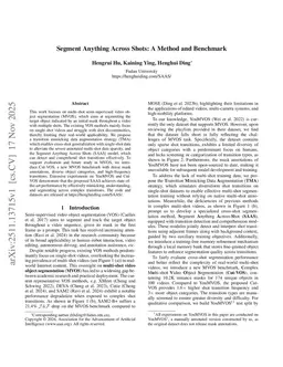 Segment Anything Across Shots: A Method and Benchmark