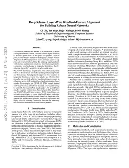 DeepDefense: Layer-Wise Gradient-Feature Alignment for Building Robust Neural Networks