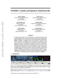 SOMBRL: Scalable and Optimistic Model-Based RL