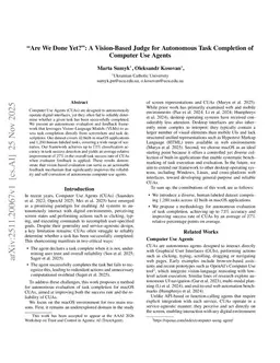 "Are We Done Yet?": A Vision-Based Judge for Autonomous Task Completion of Computer Use Agents