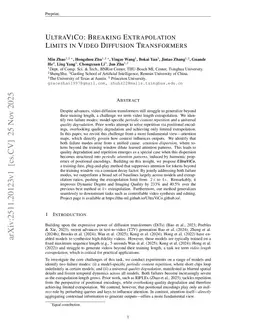 UltraViCo: Breaking Extrapolation Limits in Video Diffusion Transformers