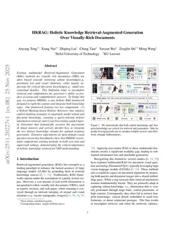 HKRAG: Holistic Knowledge Retrieval-Augmented Generation Over Visually-Rich Documents