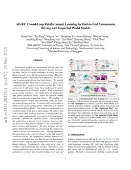 AD-R1: Closed-Loop Reinforcement Learning for End-to-End Autonomous Driving with Impartial World Models