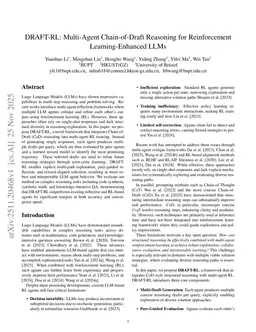 DRAFT-RL: Multi-Agent Chain-of-Draft Reasoning for Reinforcement Learning-Enhanced LLMs
