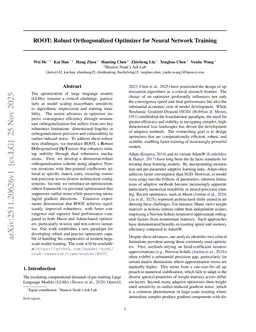 ROOT: Robust Orthogonalized Optimizer for Neural Network Training