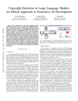 Copyright Detection in Large Language Models: An Ethical Approach to Generative AI Development