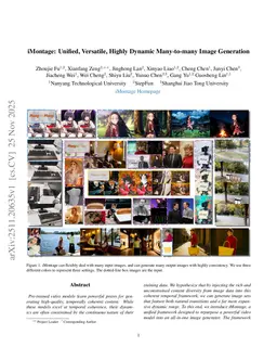 iMontage: Unified, Versatile, Highly Dynamic Many-to-many Image Generation