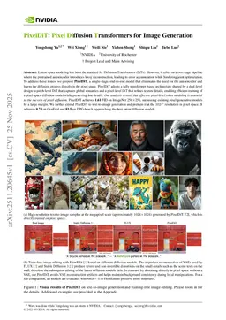 PixelDiT: Pixel Diffusion Transformers for Image Generation