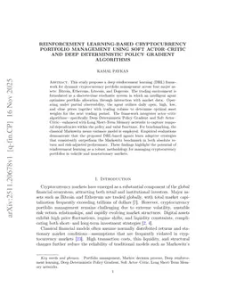 Cryptocurrency Portfolio Management with Reinforcement Learning: Soft Actor--Critic and Deep Deterministic Policy Gradient Algorithms