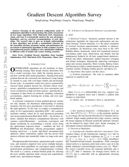 Gradient Descent Algorithm Survey