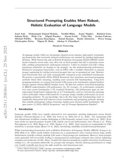 Structured Prompting Enables More Robust Evaluation of Language Models