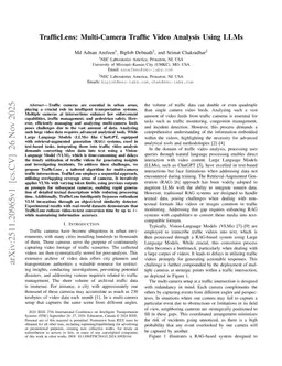 TrafficLens: Multi-Camera Traffic Video Analysis Using LLMs