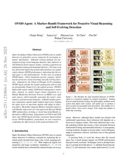 OVOD-Agent: A Markov-Bandit Framework for Proactive Visual Reasoning and Self-Evolving Detection