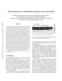 TEAR: Temporal-aware Automated Red-teaming for Text-to-Video Models